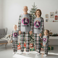 Funny Guinea Pig Video Game Rodent Lover Plaid Pajama Set Gamers Girl Sunset Retro Gift - Wonder Print Shop