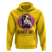 Funny Guinea Pig Video Game Rodent Lover Hoodie Gamers Girl Sunset Retro Gift - Wonder Print Shop