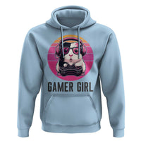 Funny Guinea Pig Video Game Rodent Lover Hoodie Gamers Girl Sunset Retro Gift - Wonder Print Shop