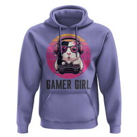 Funny Guinea Pig Video Game Rodent Lover Hoodie Gamers Girl Sunset Retro Gift - Wonder Print Shop