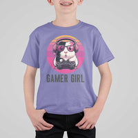 Funny Guinea Pig Video Game Rodent Lover T Shirt For Kid Gamers Girl Sunset Retro Gift - Wonder Print Shop
