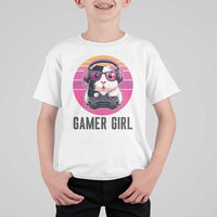 Funny Guinea Pig Video Game Rodent Lover T Shirt For Kid Gamers Girl Sunset Retro Gift - Wonder Print Shop