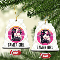 Funny Guinea Pig Video Game Rodent Lover Ceramic Ornament Gamers Girl Sunset Retro Gift - Wonder Print Shop