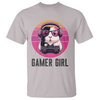Funny Guinea Pig Video Game Rodent Lover T Shirt Gamers Girl Sunset Retro Gift - Wonder Print Shop
