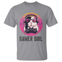 Funny Guinea Pig Video Game Rodent Lover T Shirt Gamers Girl Sunset Retro Gift - Wonder Print Shop