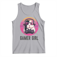 Funny Guinea Pig Video Game Rodent Lover Tank Top Gamers Girl Sunset Retro Gift - Wonder Print Shop