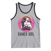 Funny Guinea Pig Video Game Rodent Lover Tank Top Gamers Girl Sunset Retro Gift - Wonder Print Shop