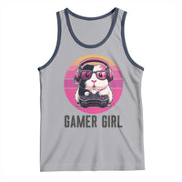 Funny Guinea Pig Video Game Rodent Lover Tank Top Gamers Girl Sunset Retro Gift - Wonder Print Shop