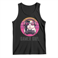 Funny Guinea Pig Video Game Rodent Lover Tank Top Gamers Girl Sunset Retro Gift - Wonder Print Shop