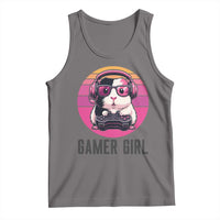 Funny Guinea Pig Video Game Rodent Lover Tank Top Gamers Girl Sunset Retro Gift - Wonder Print Shop