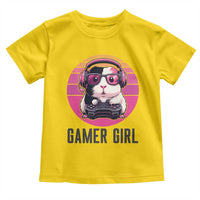 Funny Guinea Pig Video Game Rodent Lover Toddler T Shirt Gamers Girl Sunset Retro Gift - Wonder Print Shop