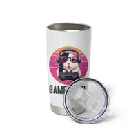 Funny Guinea Pig Video Game Rodent Lover Tumbler Cup Gamers Girl Sunset Retro Gift - Wonder Print Shop