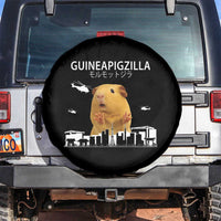 Funny Giant Guinea Pig Monster Roaring Tokyo Japan Spare Tire Cover Guineapigzilla - Wonder Print Shop