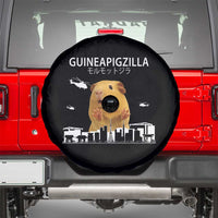 Funny Giant Guinea Pig Monster Roaring Tokyo Japan Spare Tire Cover Guineapigzilla - Wonder Print Shop