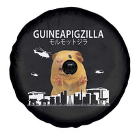 Funny Giant Guinea Pig Monster Roaring Tokyo Japan Spare Tire Cover Guineapigzilla - Wonder Print Shop