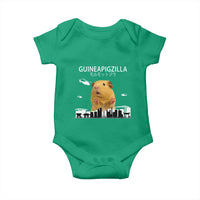Funny Giant Guinea Pig Monster Roaring Tokyo Japan Baby Onesie Guineapigzilla - Wonder Print Shop
