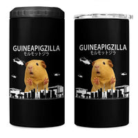 Funny Giant Guinea Pig Monster Roaring Tokyo Japan 4 in 1 Can Cooler Tumbler Guineapigzilla - Wonder Print Shop