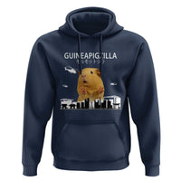Funny Giant Guinea Pig Monster Roaring Tokyo Japan Hoodie Guineapigzilla - Wonder Print Shop