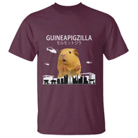 Funny Giant Guinea Pig Monster Roaring Tokyo Japan T Shirt Guineapigzilla - Wonder Print Shop