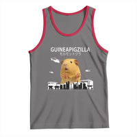 Funny Giant Guinea Pig Monster Roaring Tokyo Japan Tank Top Guineapigzilla - Wonder Print Shop