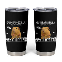 Funny Giant Guinea Pig Monster Roaring Tokyo Japan Tumbler Cup Guineapigzilla - Wonder Print Shop
