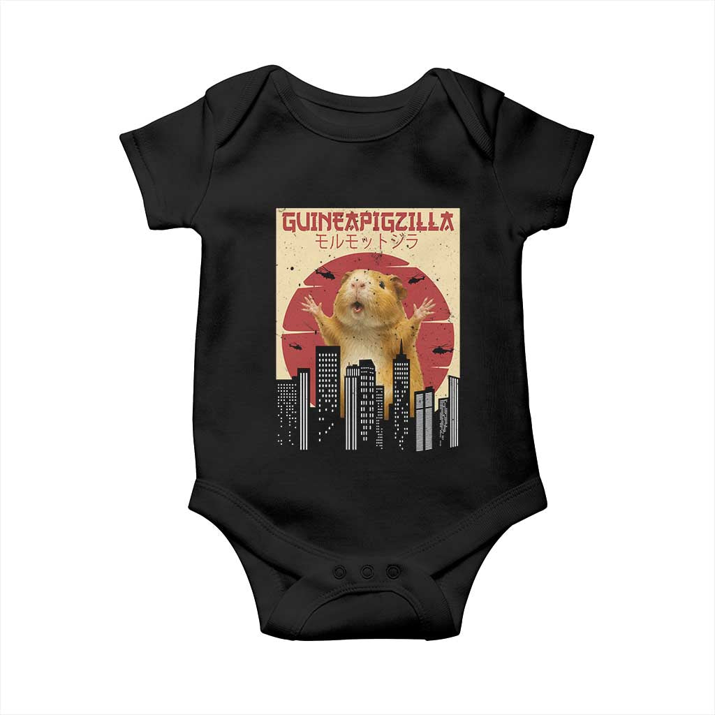Guineapigzilla Giant Baby Onesie Funny Guinea Pig Monster Tokyo Japan Gift - Wonder Print Shop