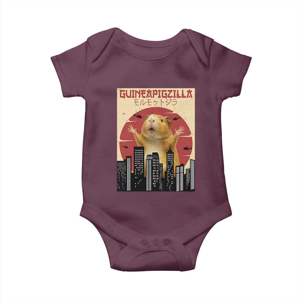 Guineapigzilla Giant Baby Onesie Funny Guinea Pig Monster Tokyo Japan Gift - Wonder Print Shop