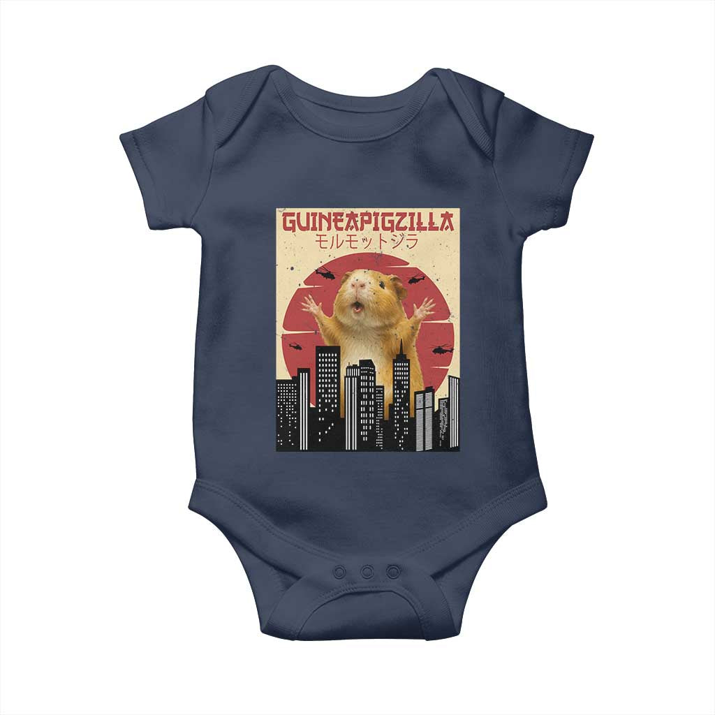 Guineapigzilla Giant Baby Onesie Funny Guinea Pig Monster Tokyo Japan Gift - Wonder Print Shop