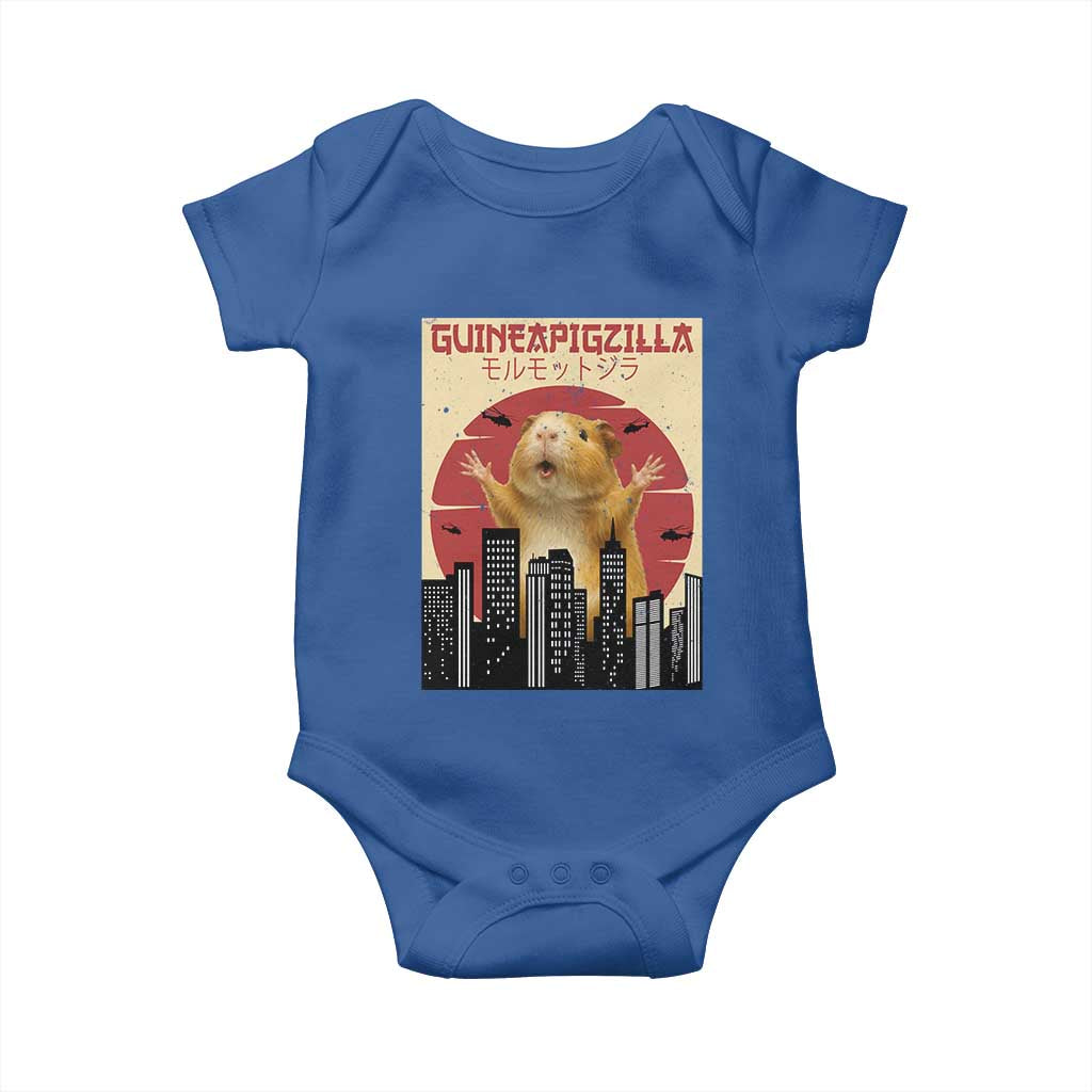 Guineapigzilla Giant Baby Onesie Funny Guinea Pig Monster Tokyo Japan Gift - Wonder Print Shop