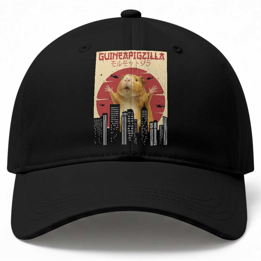 Guineapigzilla Giant Baseball Cap Funny Guinea Pig Monster Tokyo Japan Gift