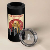 Guineapigzilla Giant 4 in 1 Can Cooler Tumbler Funny Guinea Pig Monster Tokyo Japan Gift - Wonder Print Shop