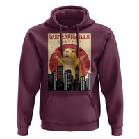 Guineapigzilla Giant Hoodie Funny Guinea Pig Monster Tokyo Japan Gift - Wonder Print Shop