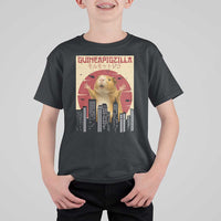 Guineapigzilla Giant T Shirt For Kid Funny Guinea Pig Monster Tokyo Japan Gift - Wonder Print Shop