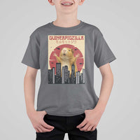 Guineapigzilla Giant T Shirt For Kid Funny Guinea Pig Monster Tokyo Japan Gift - Wonder Print Shop