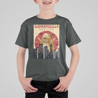 Guineapigzilla Giant T Shirt For Kid Funny Guinea Pig Monster Tokyo Japan Gift - Wonder Print Shop