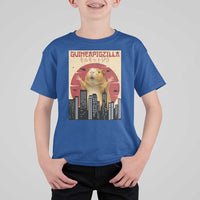 Guineapigzilla Giant T Shirt For Kid Funny Guinea Pig Monster Tokyo Japan Gift - Wonder Print Shop