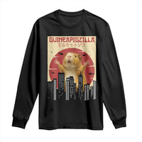 Guineapigzilla Giant Long Sleeve Shirt Funny Guinea Pig Monster Tokyo Japan Gift - Wonder Print Shop