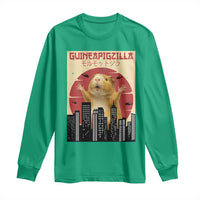 Guineapigzilla Giant Long Sleeve Shirt Funny Guinea Pig Monster Tokyo Japan Gift - Wonder Print Shop
