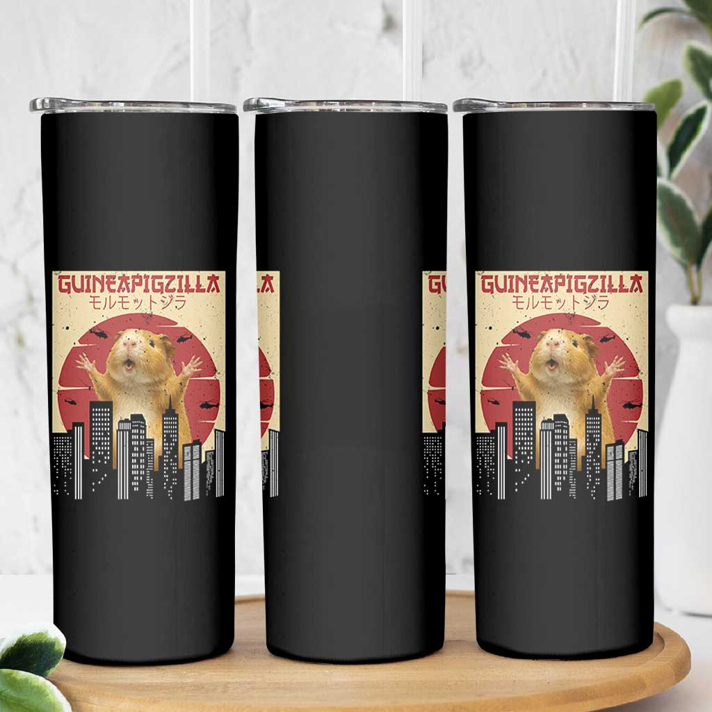 Guineapigzilla Giant Skinny Tumbler Funny Guinea Pig Monster Tokyo Japan Gift - Wonder Print Shop