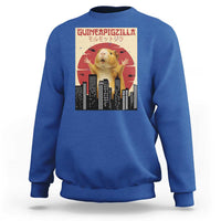 Guineapigzilla Giant Sweatshirt Funny Guinea Pig Monster Tokyo Japan Gift - Wonder Print Shop
