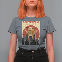 Guineapigzilla Giant T Shirt For Women Funny Guinea Pig Monster Tokyo Japan Gift - Wonder Print Shop