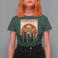 Guineapigzilla Giant T Shirt For Women Funny Guinea Pig Monster Tokyo Japan Gift - Wonder Print Shop