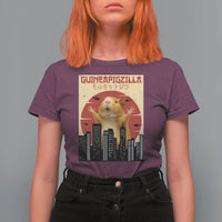 Guineapigzilla Giant T Shirt For Women Funny Guinea Pig Monster Tokyo Japan Gift - Wonder Print Shop