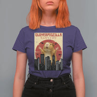 Guineapigzilla Giant T Shirt For Women Funny Guinea Pig Monster Tokyo Japan Gift - Wonder Print Shop