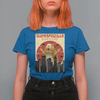 Guineapigzilla Giant T Shirt For Women Funny Guinea Pig Monster Tokyo Japan Gift - Wonder Print Shop