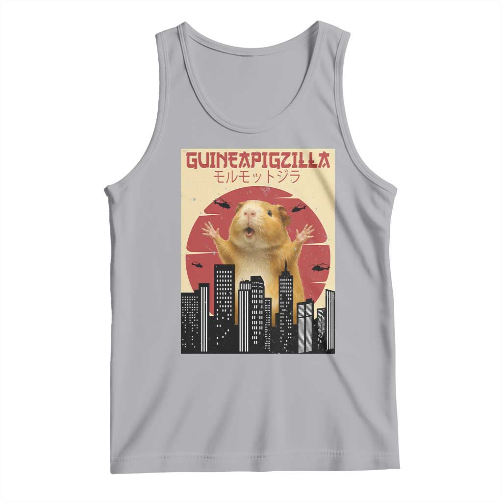 Guineapigzilla Giant Tank Top Funny Guinea Pig Monster Tokyo Japan Gift - Wonder Print Shop