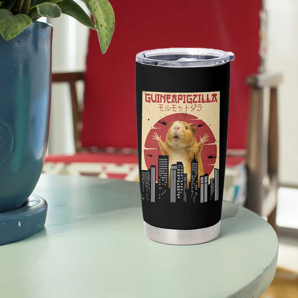 Guineapigzilla Giant Tumbler Cup Funny Guinea Pig Monster Tokyo Japan Gift - Wonder Print Shop