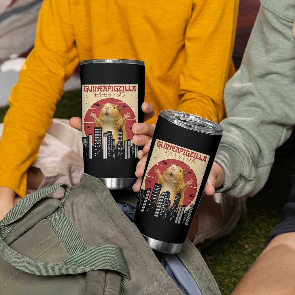 Guineapigzilla Giant Tumbler Cup Funny Guinea Pig Monster Tokyo Japan Gift - Wonder Print Shop