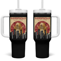 Guineapigzilla Giant Tumbler With Handle Funny Guinea Pig Monster Tokyo Japan Gift - Wonder Print Shop