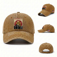 Guineapigzilla Giant Washed Cotton Baseball Cap Funny Guinea Pig Monster Tokyo Japan Gift